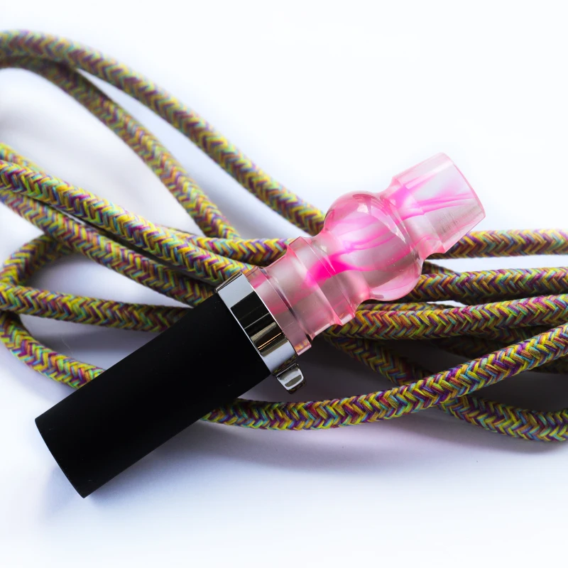 Oem Hookah Mouthpiece Resin Acrylic Hookah Mouth Tip With Lanyard