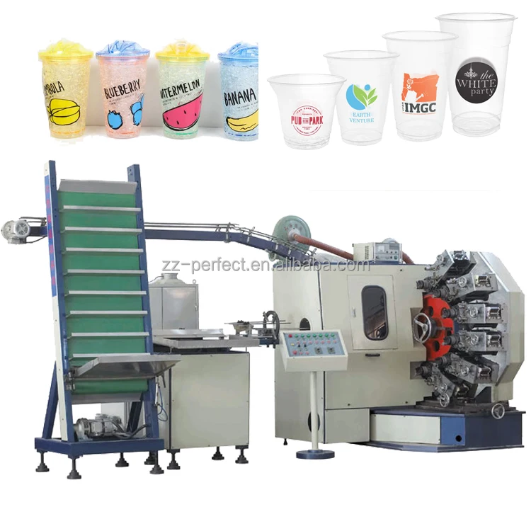 Plastic Cup 6 Color Printing Machine for Sale