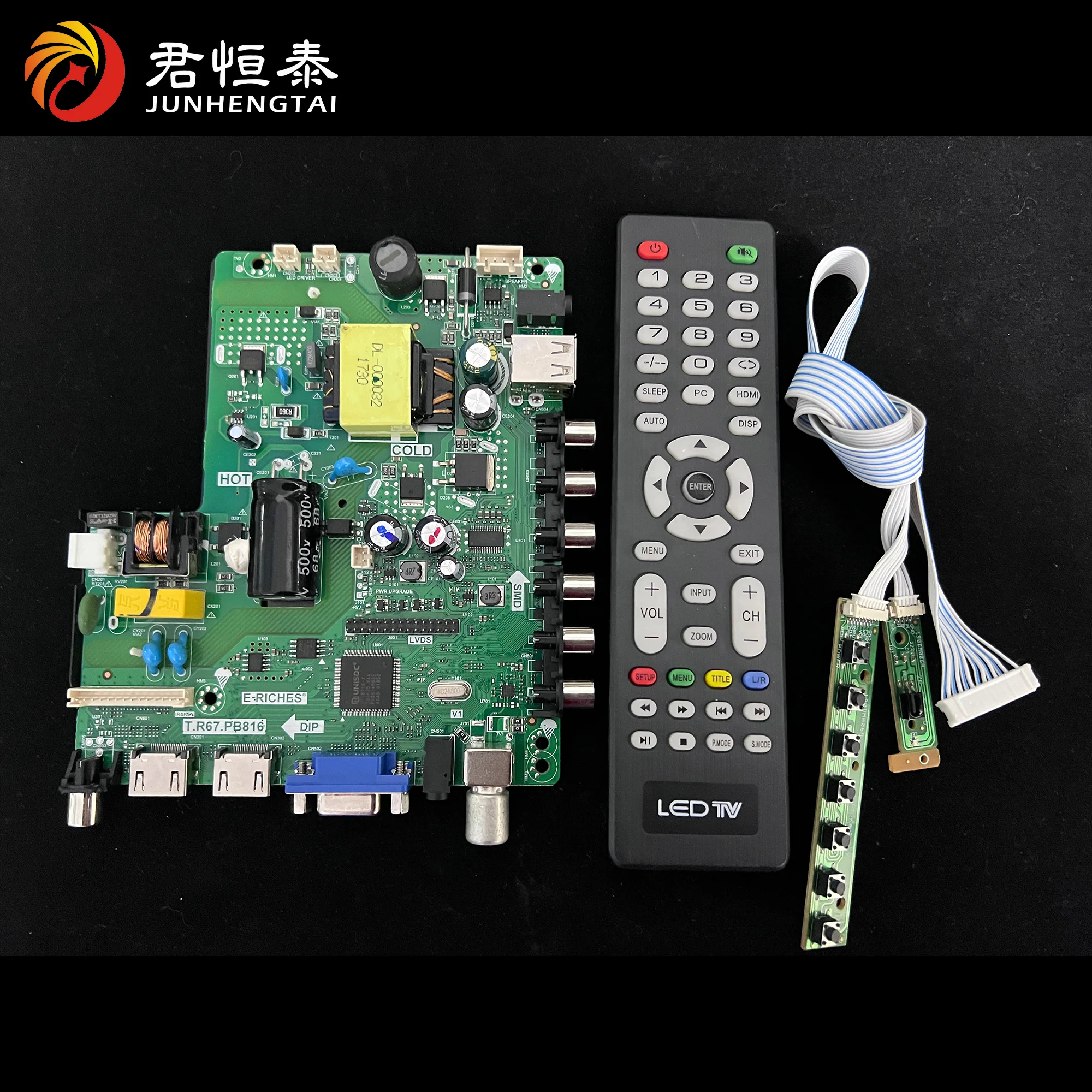 Wholesale LCD Y Led  Monitor Universal TV MainBoard 14-32 Inch Panel Modle T.V56.PB816