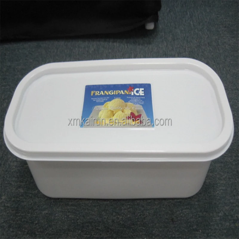 Ice Cream Box, Ice Cream Storage Containers, Plastic Pp Storage