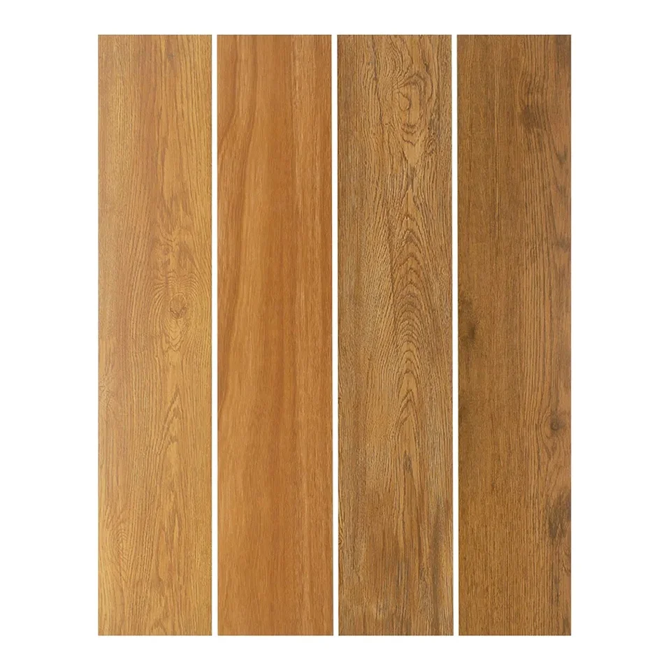 Foshan Anti slip Kajaria Rustic Ceramic Wood Finish Tiles