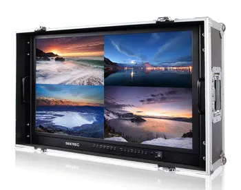 Seetec 4K 3840 X 2160 Ultra-HD Resolution Carry-on Broadcast Director Monitor 23 Inch Screen with Led Backlight