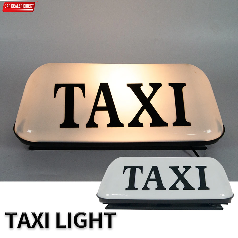 Customizable Taxi LED Light Sign Car Roof Box Universal Car Dome Light Taxi Light