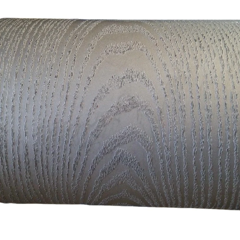 Customized Wood Embossing Machine Roller Embossing Cylinder Steel Emboss Roller with Wooden Grain