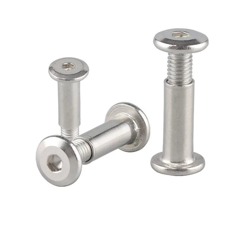 M3 M4 M5 M6 M8 M10 5-120mm lungo 304 in acciaio inox piatto esagono incassato testa mobili rivetto inserto giunto manicotto connettore dado  13