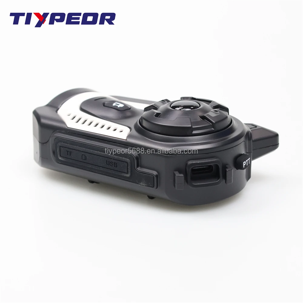 product tiypeor motorcycle bluetooth intercom recorder hi res sound quality group intercom headset cycling recorder-11