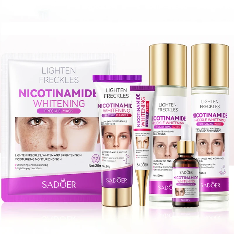 SADOER Wholesale Moisturizing Niacinamide Serum Whitening Freckle Removing Cream Skin Care Facial Mask