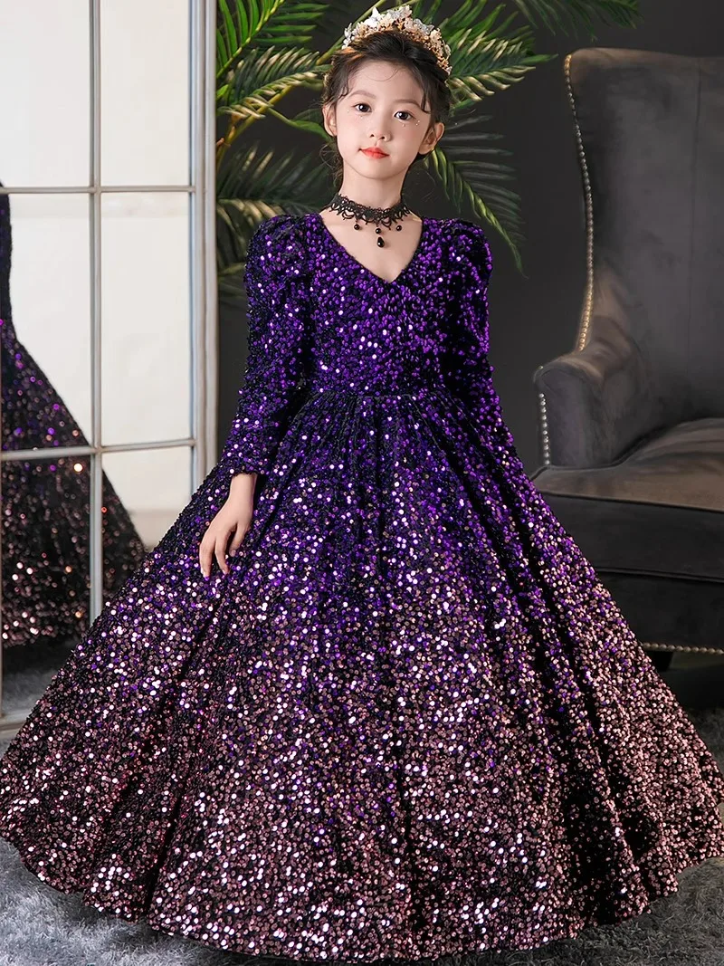 S3964R High Quality Purple Fairy Fantasy Princess Dress New Fashion Flower Girl Gown Lace Decoration Royal Pattern Chapel Train| Alibaba.com S3964R High Quality Purple Fairy Fantasy Princess Dress New Fashion Flower Girl Gown Lace Decoration Royal Pattern Chapel Train| Alibaba.com