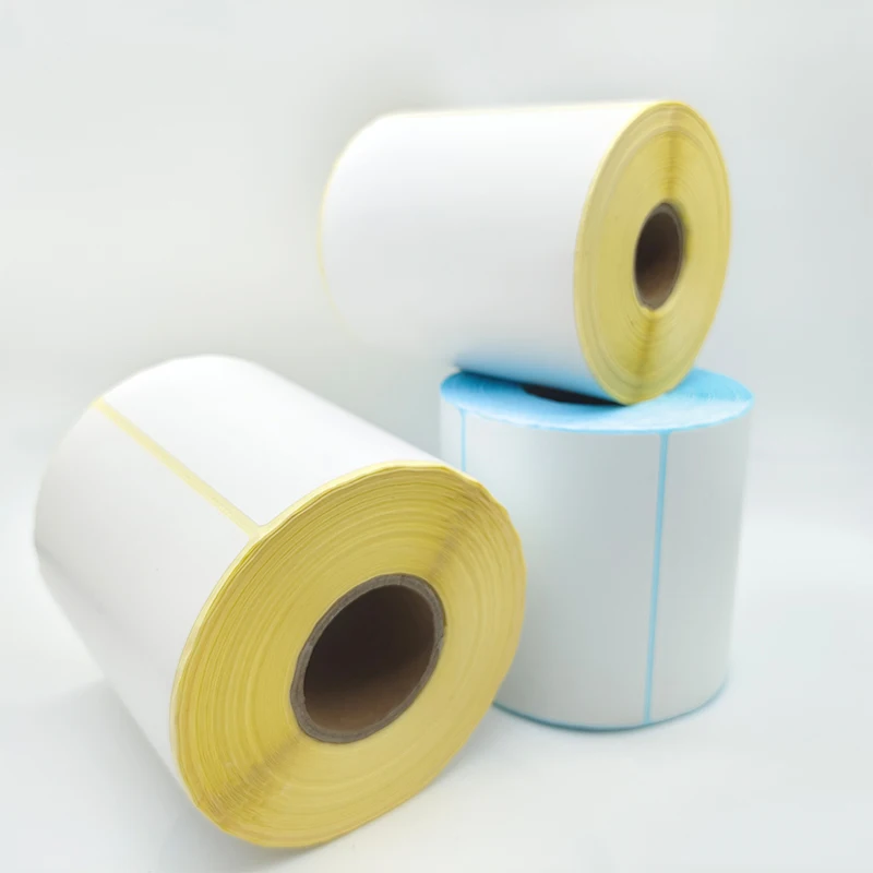 Custom Colour Factory Wholesale 4" X 6" Self Adhesive Printer Direct Thermal Shipping Sticker for USPS FBA UPS Ebay 4x6 manufacture