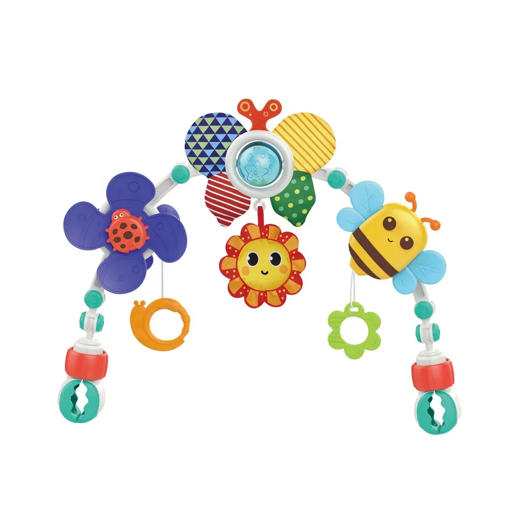 Adjustable Baby Travel Play Stroller Pram Arch Toy Crib Mobile