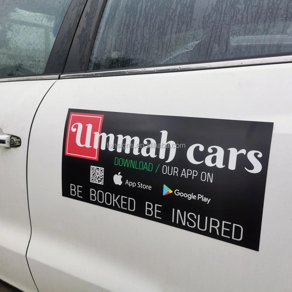 Magneti Personalizzati Per Auto - Logo E Testo Su Misura - Pubblicità E Decor - Foto 2