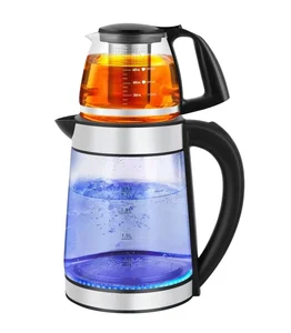 0.75L+1.7L Manufacturers Electric Kettle Glass Water Jug double glass tea pot