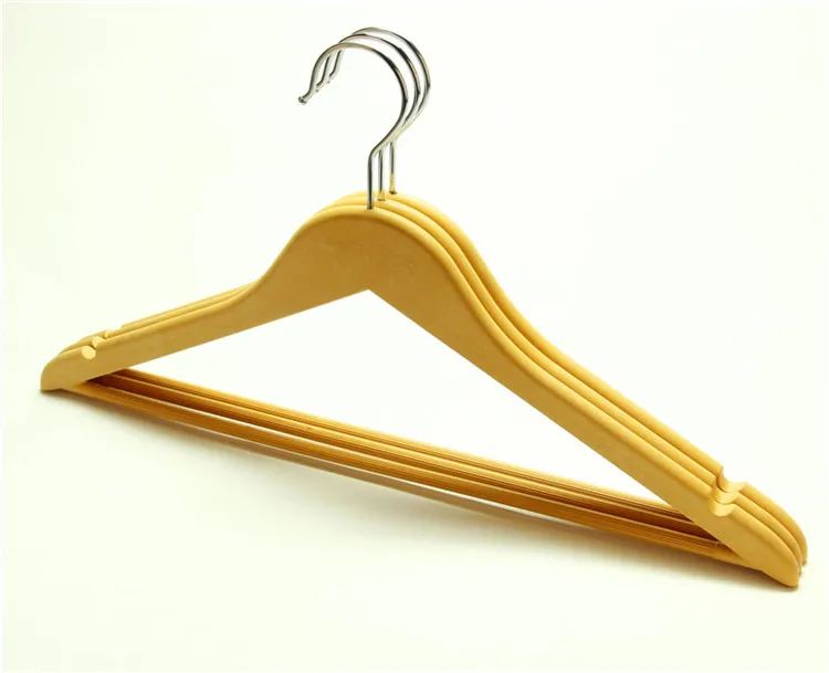 定制塑料仿木服装衣架