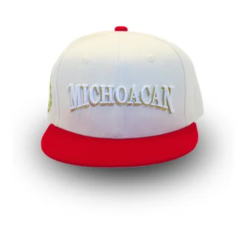 New Two-tone Cotton 3D Embroidered 6-Panel Structured Custom Era Pattern Baseball Fitted Snapback Hats Caps Mexico