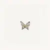 Gold- Full diamond butterfly  Charm