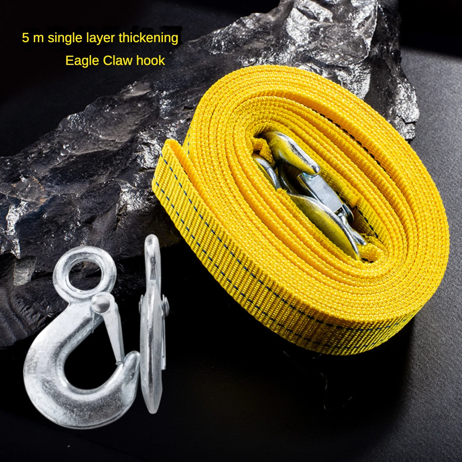 4m 5tons High Strength Off Road Car Trailer Towing Kinetic Energy Rope ...