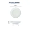 Assiette creuse de 8 pouces