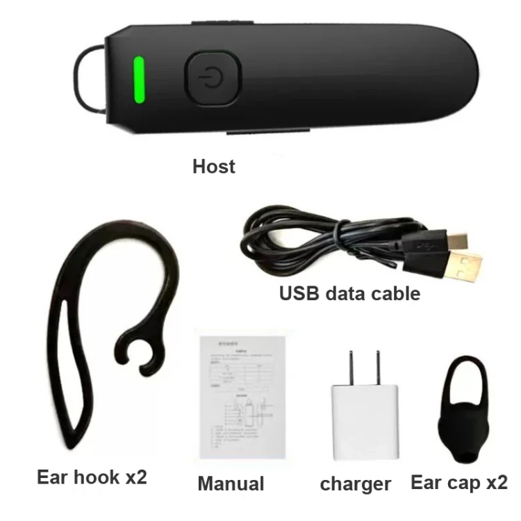 New Design A08 Mini Ear Hook Wireless Walkie Talkie Outdoor Mini Long Range Walkie Talkie Wireless Talkie Walkie