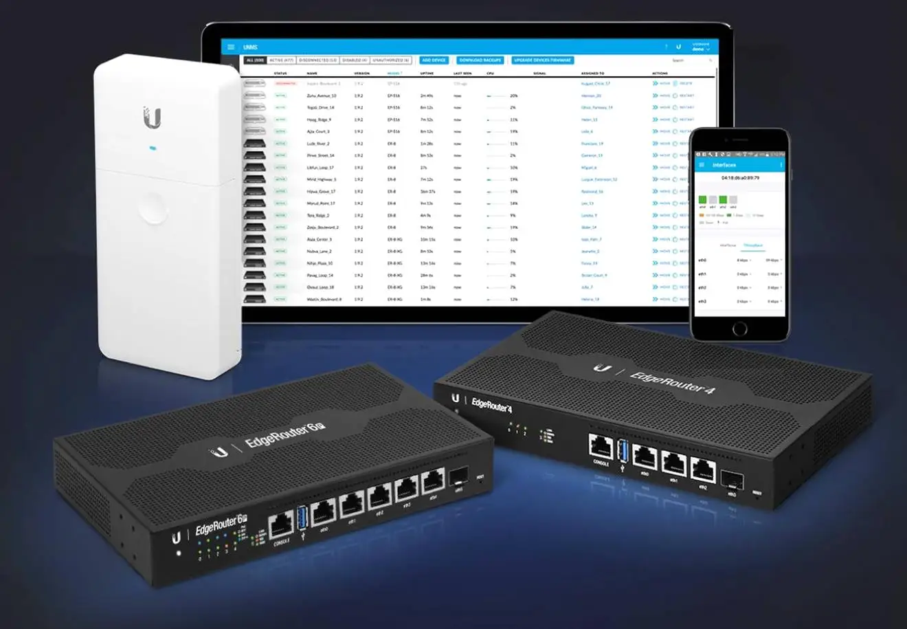 Ubiquiti Networks Er-4 Edge Router 4 4-port Gigabit Router With 1 Sfp ...