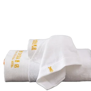 Brand New High Quality 5 Star Luxury Hotel Solid Color Woven Bathroom Towels Set 100% Cotton 32*32 Face Towel