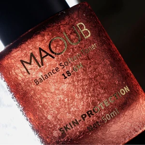 Luxury Biodegradable Korean Cosmetic Packaging Set round Flat Bottles with Cracked Ice Effect Screen Printing Surface Handling