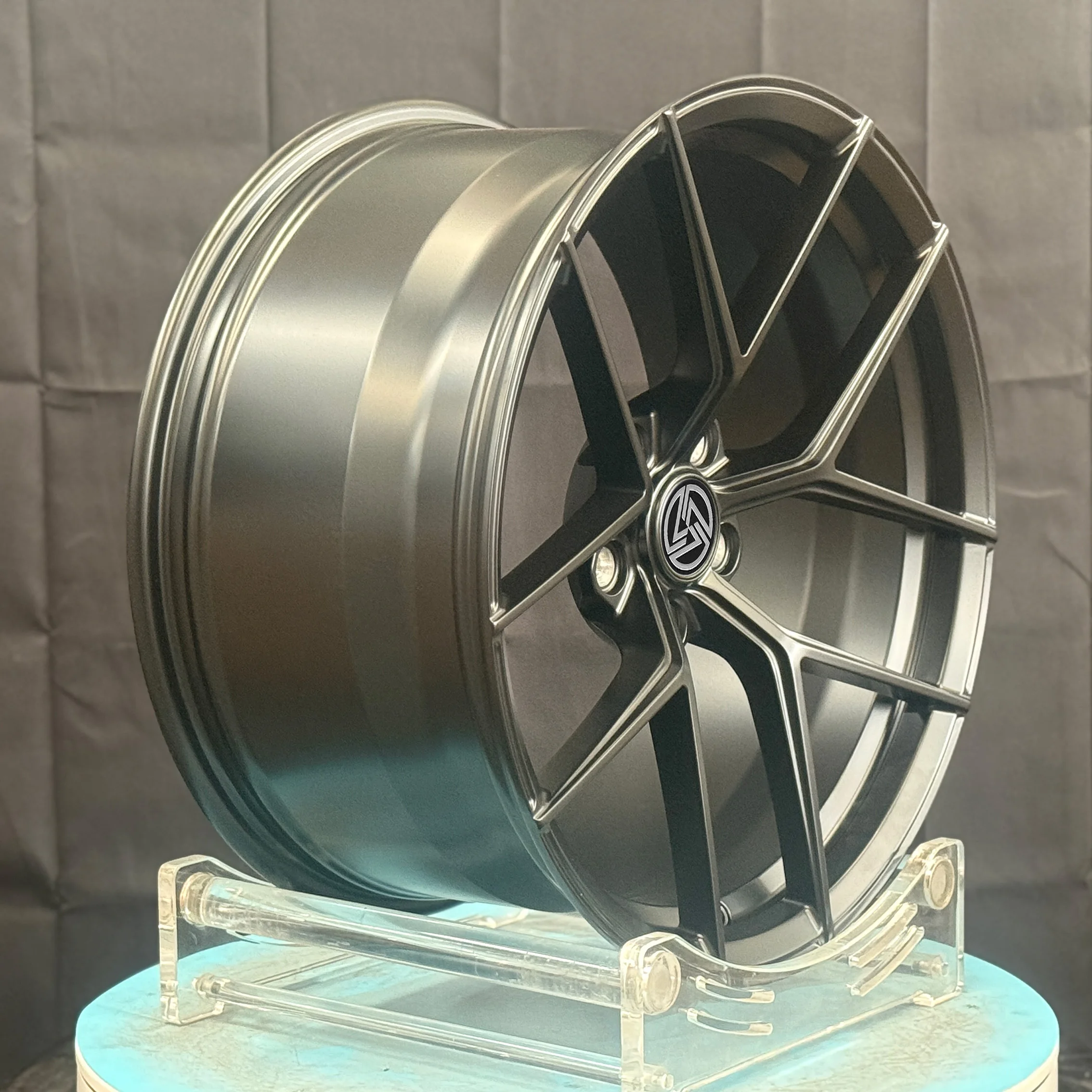 XL Forged Wheels Alloy Rims 5x112 5x114.3 5x120 17 18 19 20 21 22 23 24 Inch Gray/Bronze Finish for Mercedes-Benz BMW Porsche - Image 1
