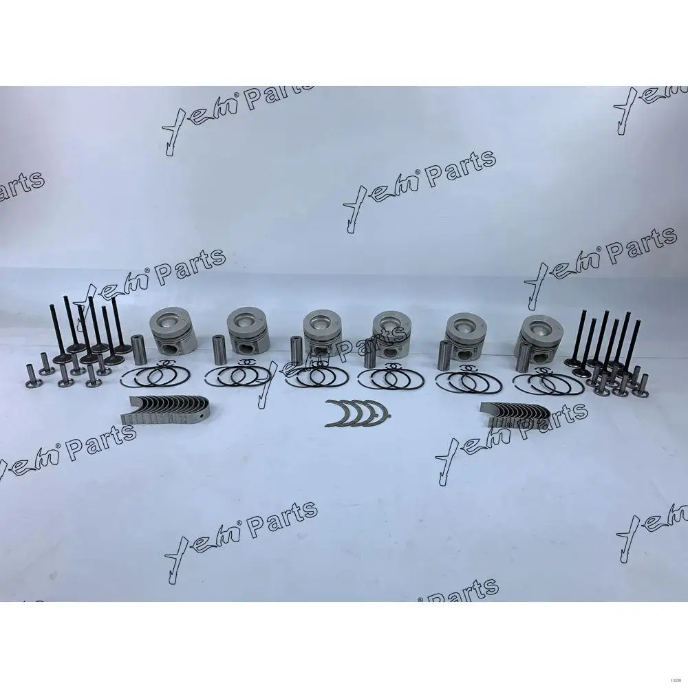 Rebuild Kit With Cylinder Valve Bearings Piston Rings for Doosan DB58 Harvester Spare Parts