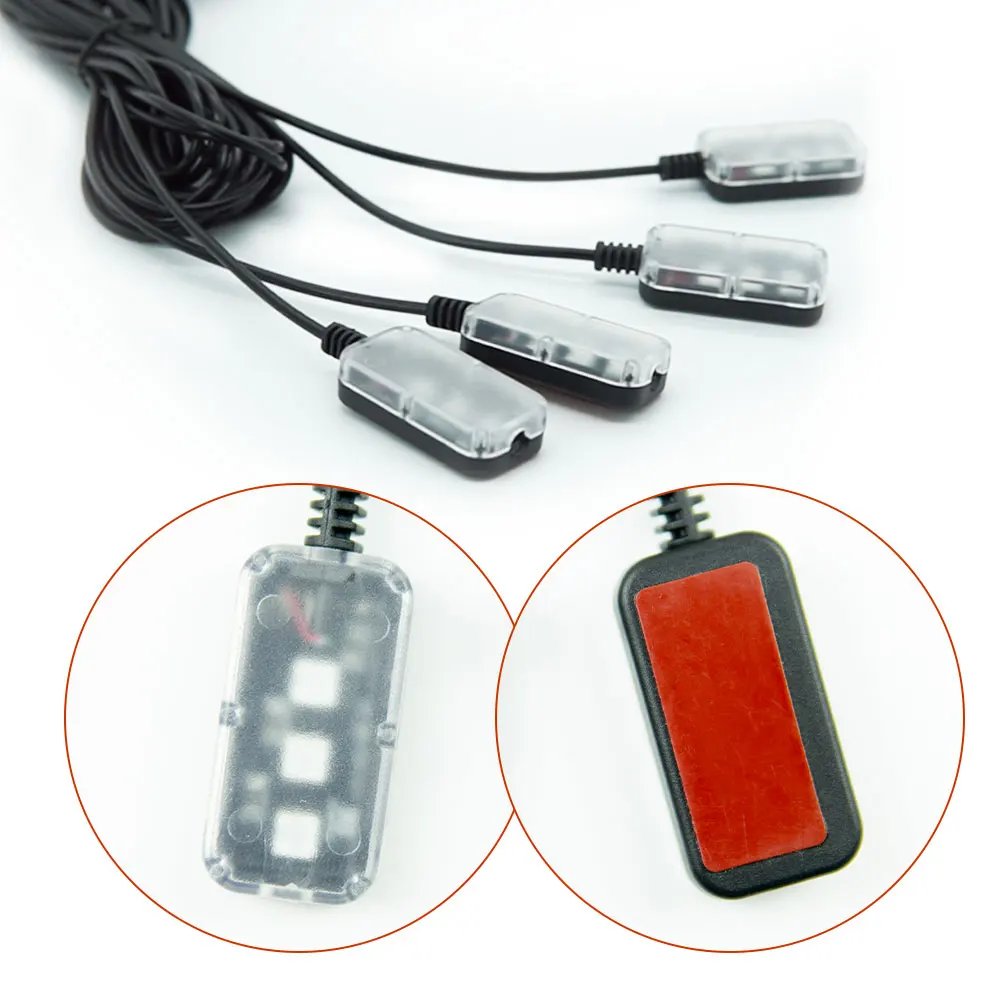 Автомобильный светильник Qeedon для Tesla с подсветкой ног, светодиодные светильники для украшения автомобиля с управлением через приложение, полоса для салона автомобиля