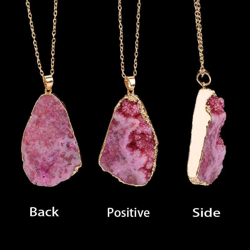 Collar Con Colgante De Moldavita Piedra Energética Natural | Cuotas Sin