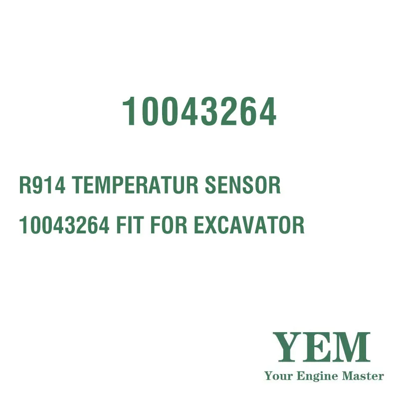 R914 TEMPERATURE SENSOR 10043264 FIT for LIEBHERR EXCAVATOR ENGINE PARTS