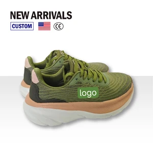 Unisex Lightweight Outdoor Sports Running Shoes Customizable Brand Fashionable Trendy Wearable for Autumn & Spring Season