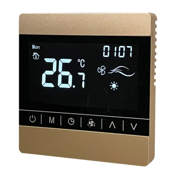 HVAC Smart Thermostat Control Central Air Conditioning Fan Coil FCU Indoor Thermostat