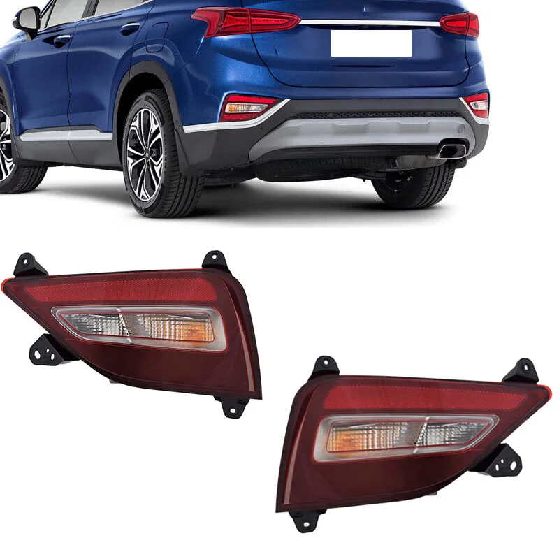 Pair Rear Bumper Backup Light For 2019-2020 Hyundai Santa Fe OEM 92405-S1000 92206-S1000