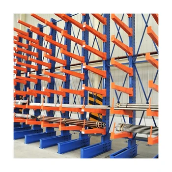 Cantilever Rack Warehouse Storage Racking Heavy Duty Rack System Double Side Steel Cantilever Racking Steel Shelves