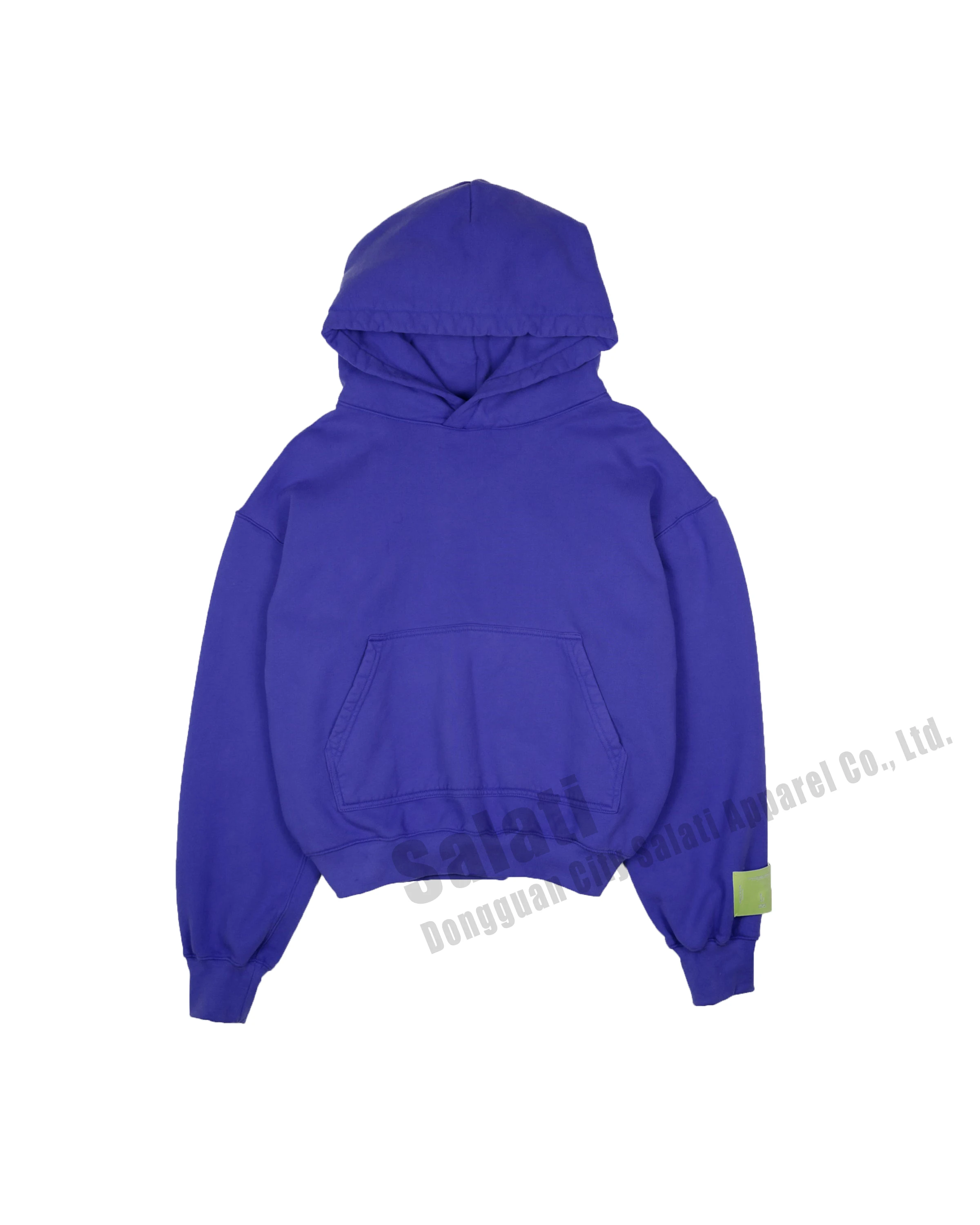 Unisex Pull Over Casual Hooded Sweatshirts Women Men Sun Faded Custom Heavy Cotton Blank Vintage Acid Wash Unisex Hoodies Hommes gallery 2
