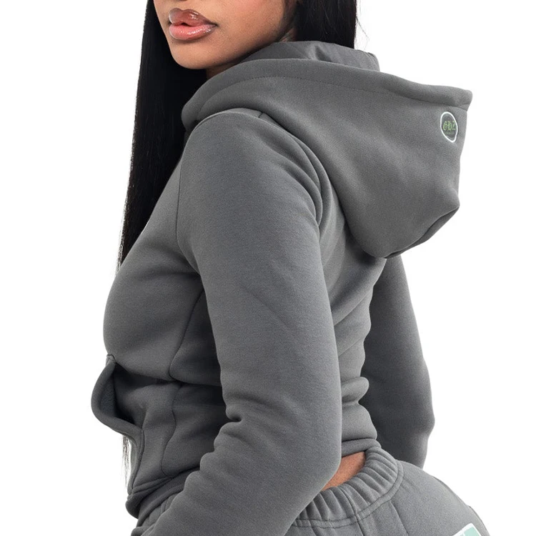 Custom Fleece Body Sweatsuit for Women Winter Fall Piece Set