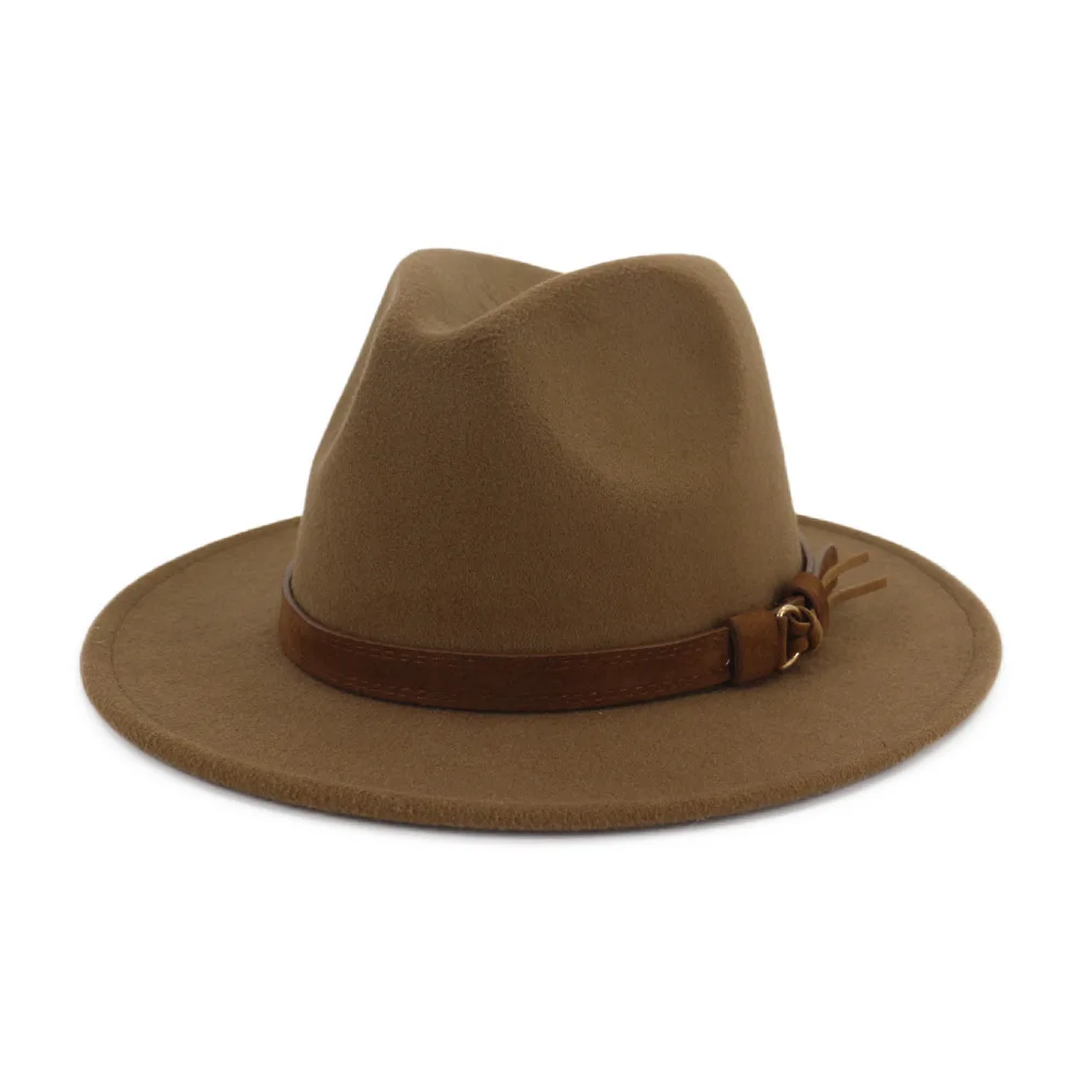 Men \u0026 Women Woolen Felt Fedora Hat 