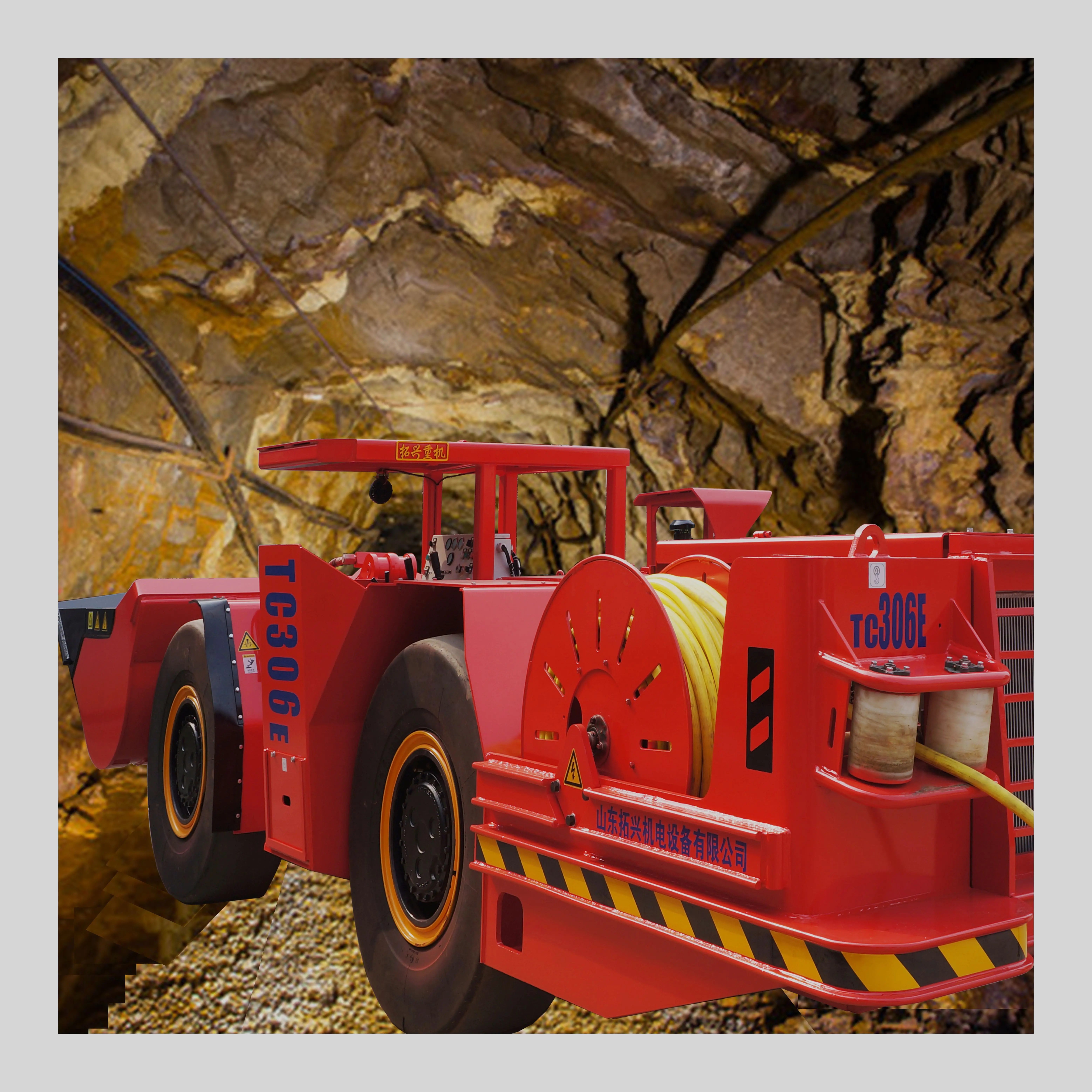 TC-0.5E Wheel Electric LHD Underground Loader Special Mining Tunnel Mucking Machine Front Loader