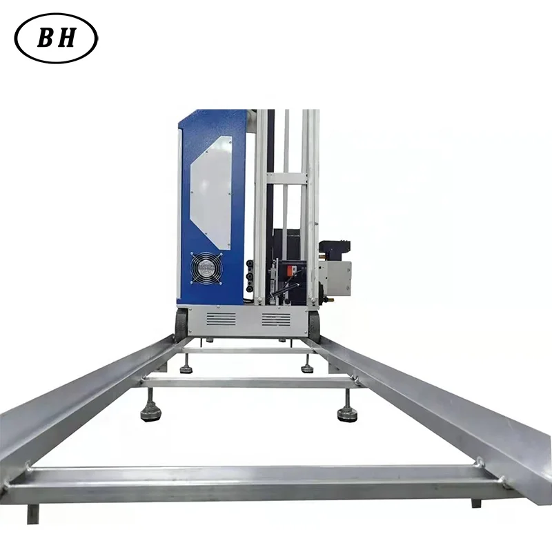 Automatic 3D Vertical Wall UV Printer Machine for Walls With Wheels Guide Rail Printing on Glass Background Painting Wall Wood