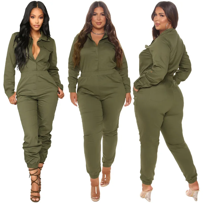 Pants Romper Long Sleeve Women Jumpsuit 