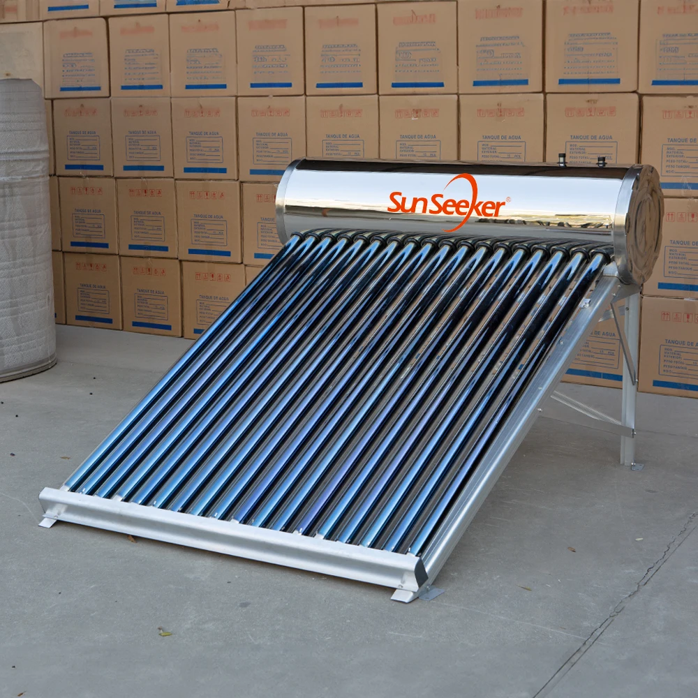 Hot Sale CE Certified 80L Home Water Heating System Outdoor Application  Evacuated Tube Solar Water Heater