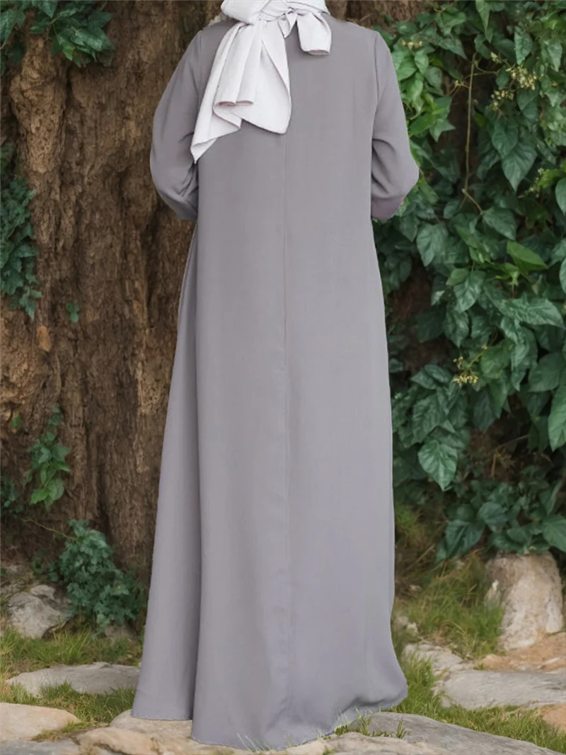 Islamic Ethnic Clothing Ladies Muslim Kaftan Dresses Robe Modest Arab ...