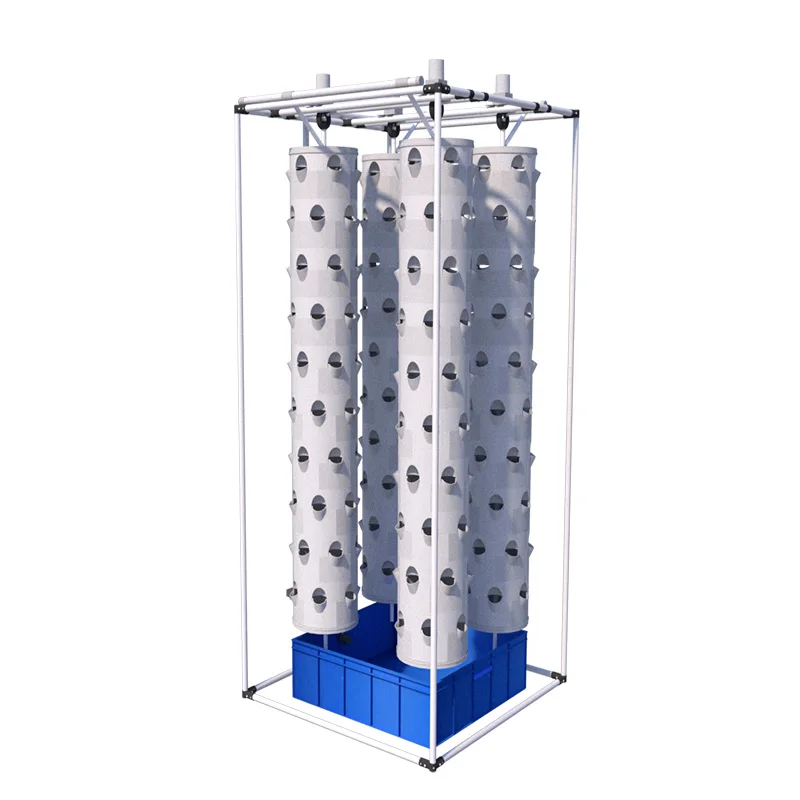 Hydroponic Rotating Garden Tower Vertical Hanging Column Farming Hydroponic Equipment for Planting Vegetables