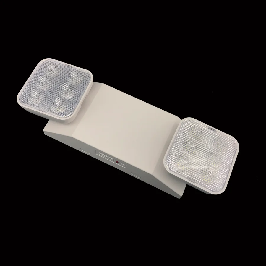 
 White Led Emergency Twin Spot Light 2.4W high Brightness Exit Wall Mounted UL &  CSA  