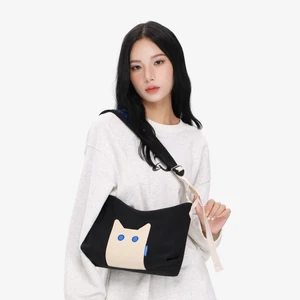 NOXXON Women's Nylon Sling Bags New Designs Casual Cross Body Sling Bag Cat Pattern Shoulder Bag for Girls