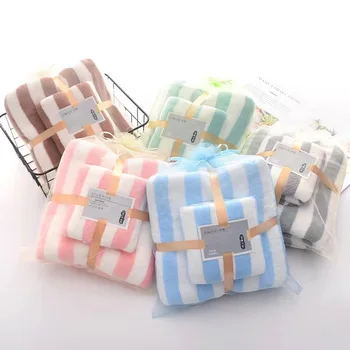 Wholesale Cheap Microfiber Co-ral Fleece cation Bath for men and women be used in gauze bags for soft bath towels and towel sets