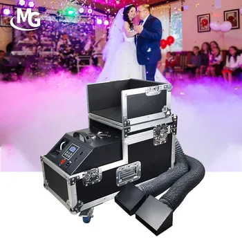 3000W Wireless DMX Low Lying Water Base Smoke Fog Machine for Wedding DJ Stage Party