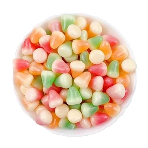 Diamod-Shaped Hard Candy with Fruity Flavors Valentine's Day Gift in Attractive Bag Packaging