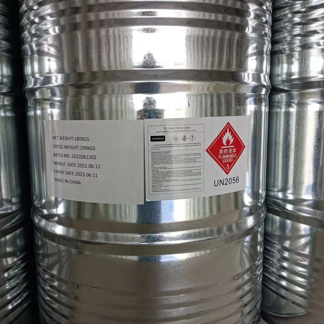 Butylene Oxide Solvent Tetrahydrofuran THF CAS 109-99-9 with Competitive Price