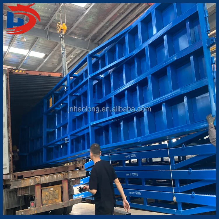 8 Ton Cargo Loading Ramp Container Terminal Leveler Truck Lifting ...